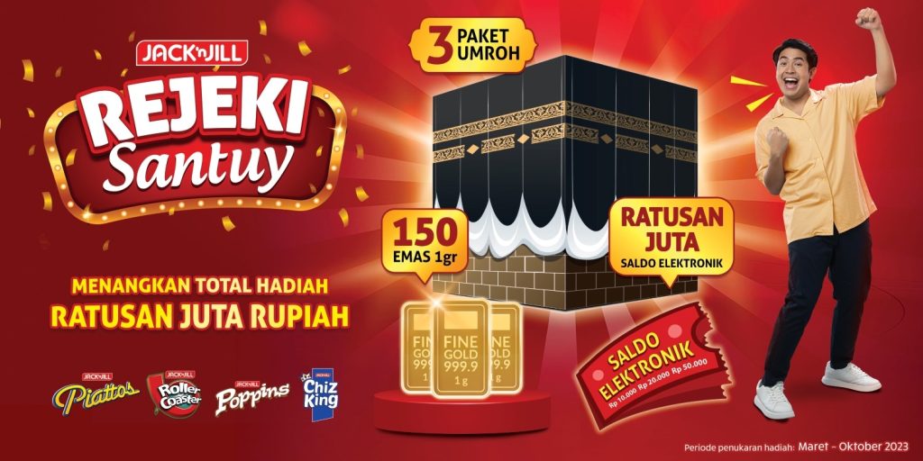 RETAIL PROMO REJEKI SANTUY SNACK 2000 JACK N’ JILL 2023