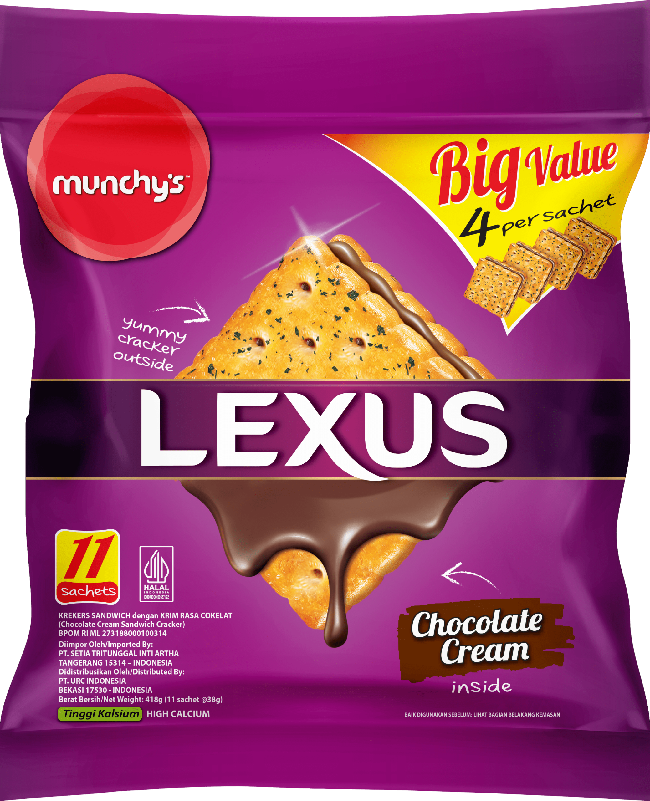 3D Lexus Cracker Chocolate 418g
