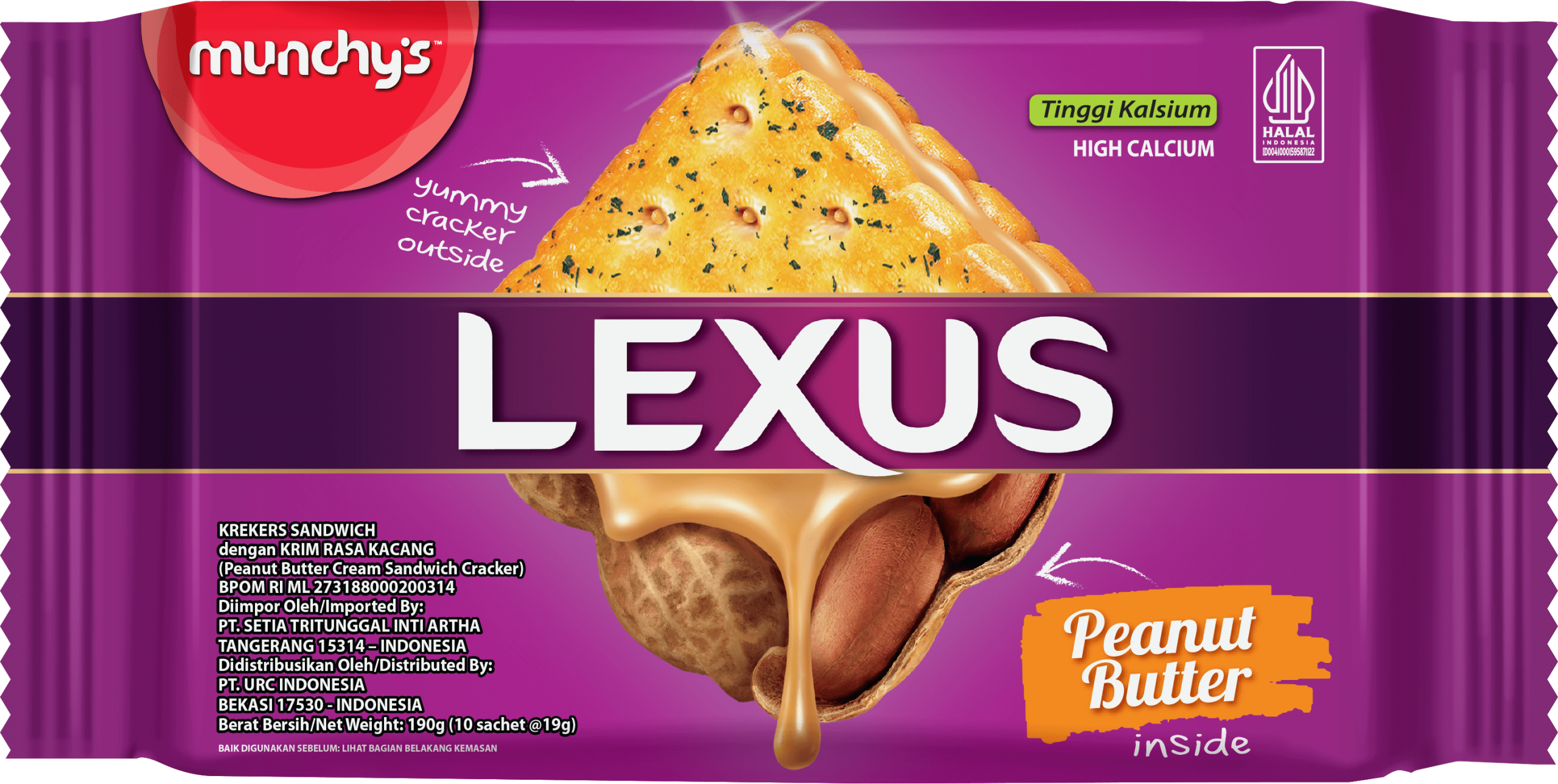 3D Lexus Cracker Peanut 190g