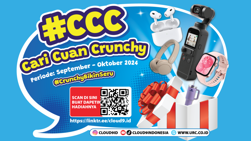CARI CUAN CRUNCHY CLOUD 9 PHOTO COMPETITION. MENANGKAN TOTAL HADIAH PULUHAN JUTA RUPIAH!