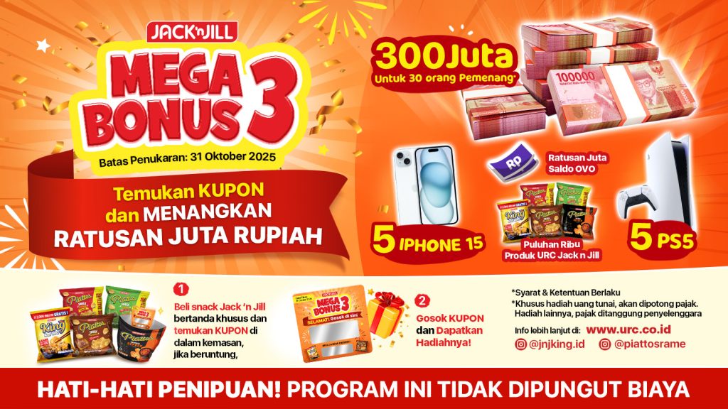 SYARAT & KETENTUAN MEGA BONUS 3
